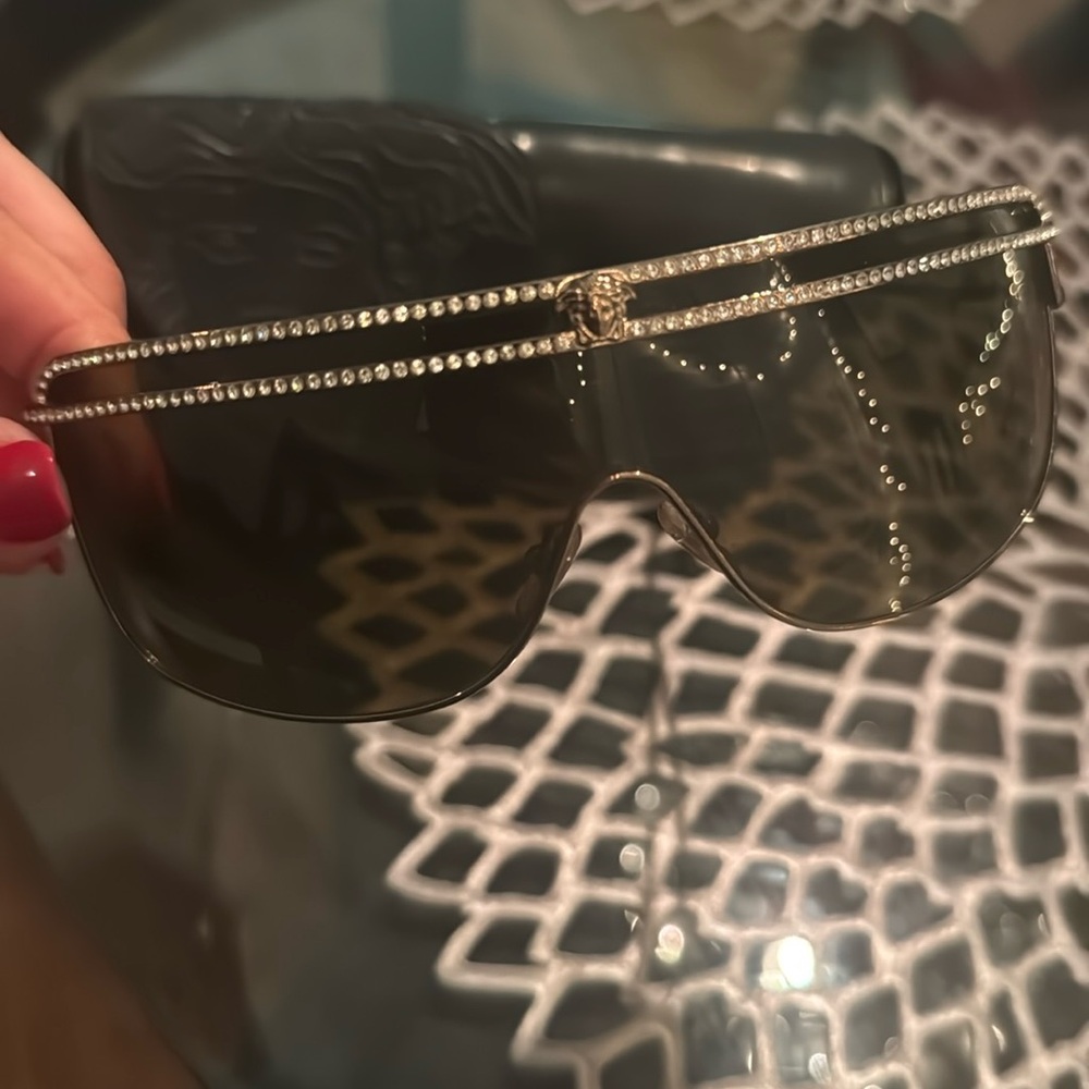 Versace Rhinestone Sunglasses